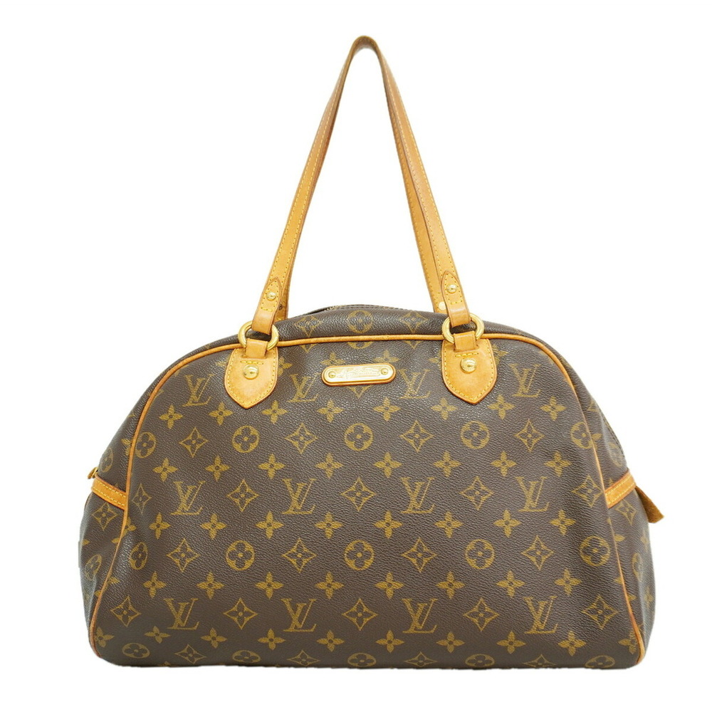 Louis Vuitton Monogram Montorgueil GM Shoulder Bag M95566 Brown Women's